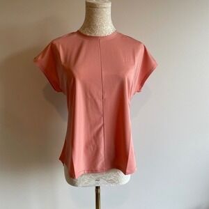 Nwt Craft Sportswear Womens Boxy Ribbed Performance Top Size S Pink Athleisure